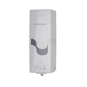 E Control Toilet Seat Cleaner dispenser in white