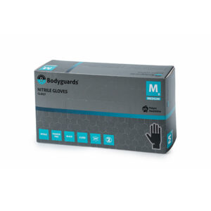 Black nitrile powder free examination glove - Image 3